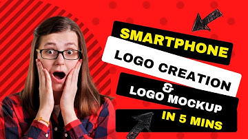 Logo design and Mockup with Smartphone in just 5minutes