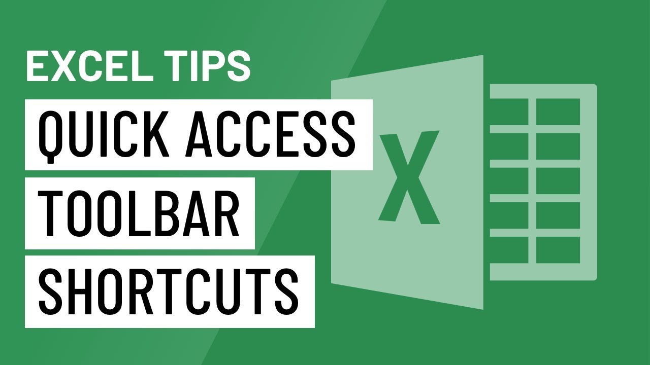 ⁣Excel Quick Tip: Quick Access Toolbar Shortcuts