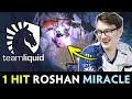 Miracle 1 HIT ROSHAN from FULL HP — WTF Dota