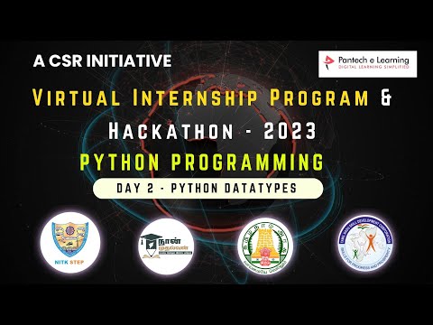 TNSDC - Naan Mudhalvan - Virtual Internship Program - Python | Day 2