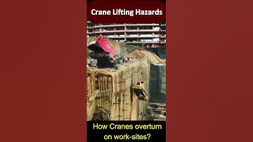 crane accident on-site | how lifting equipment fails #shorts #crane #safetyfirstlife