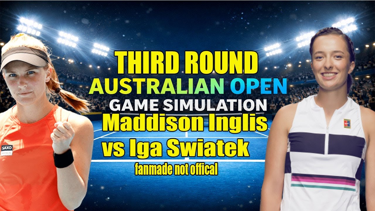 Australian Open | Maddison Inglis   vs Iga Swiatek  | [26 Jan 2026] | Gameplay Simulation
