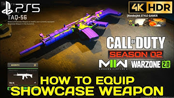 How to Equip Showcase Weapon MW2 Season 2 Weapon Showcase |Modern Warfare 2 Season 2 Showcase Weapon