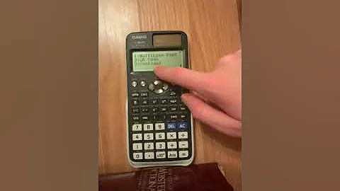 CASIO fox-991EX Change Screen Brightness