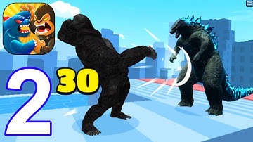 Kaiju Run - Gameplay Walkthrough Part 2 All Levels 15-20 (Android, iOS)