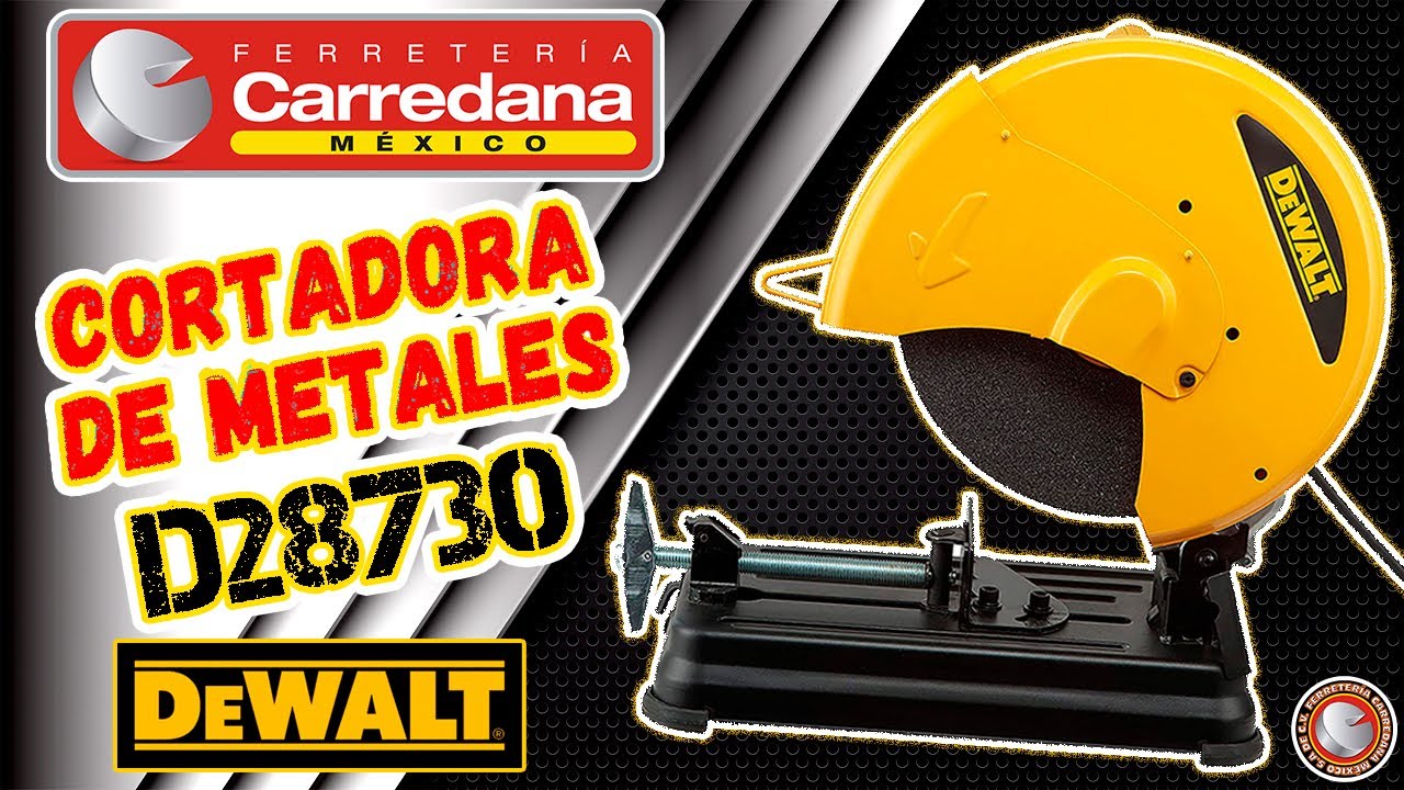 Cortadora de metales DEWALT D28730 || La mejor TRONZADORA DEWALT - YouTube