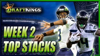 DRAFTKINGS WEEK 2 TOP STACKS: NFL DFS PICKS \& ROTOGRINDERS LINEUP HQ