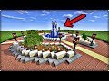 【マインクラフト】噴水広場の作り方【噴水の作り方】