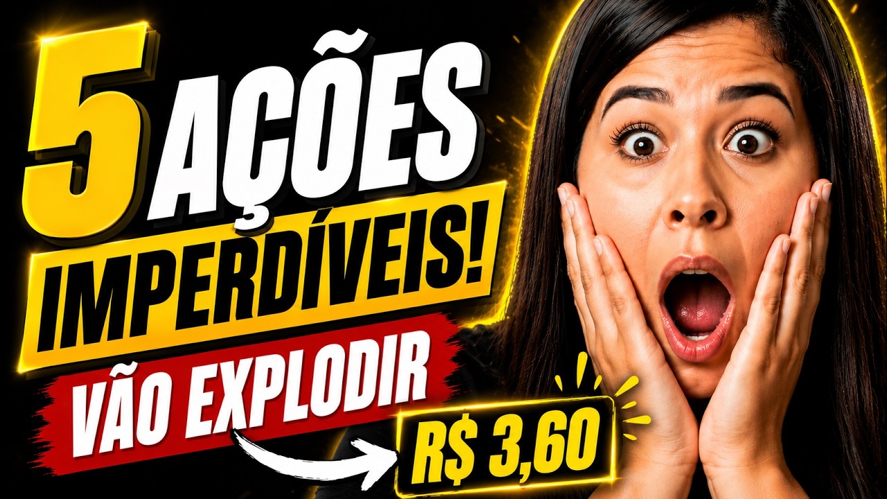 ANALISEI MAIS DE 370 AÇÕES... SÓ 5 ESTÃO EM OPORTUNIDADE AGORA!