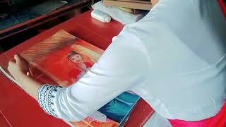 use of soft pastel colour/ on a beautiful portrait in traditional Assamese women screenshot 2