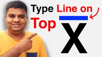 How To: Put a Line on Top of a Letter In Word (Microsoft)