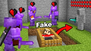 Faking My Death To Steal Max Hearts On This Minecraft SMP...
