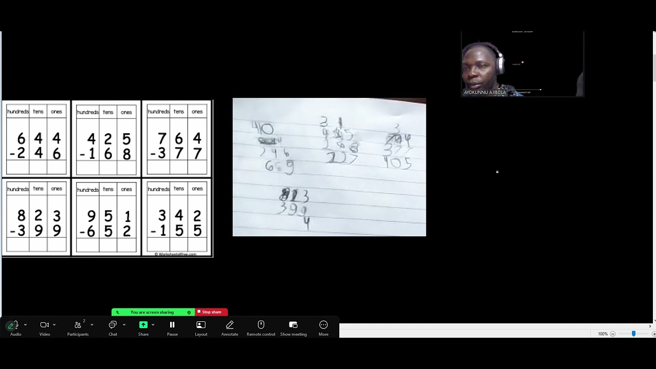 Subtraction with Borrowing