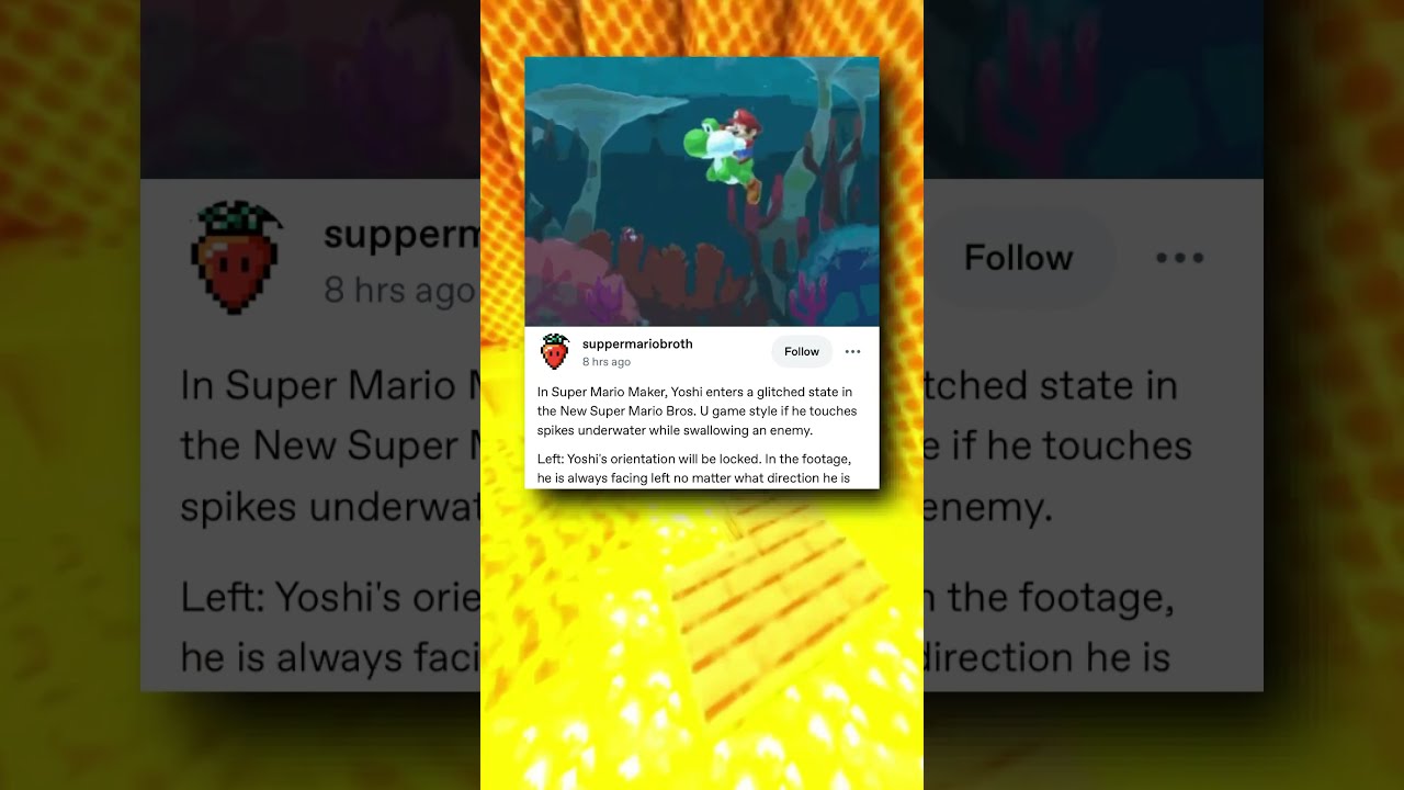 Nintendo Tumblr Did You Know About This Yoshi Glitch 