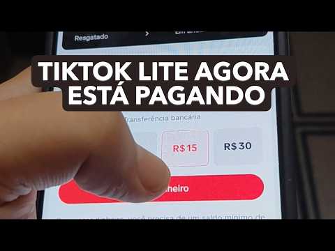 GANHAR DINHEIRO NO TIKTOK LITE - SUPER ATUALIZADO!