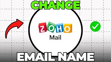 How to Change Email Name in Zoho Mail (Quick & Easy)