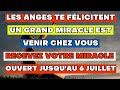 💓 UN ÉNORME MIRACLE VIENT DANS VOTRE DIRECTION! ✝️ Message des Anges de Dieu🕊️MIRACLES DE DIEU💌
