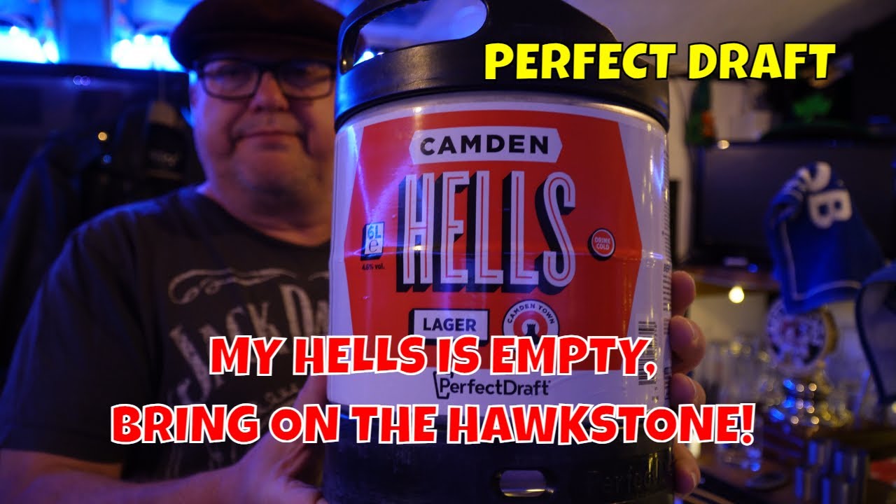 Jeremey Clarkson's Hawkstone Lager On Perfect Draft Beer Tasting Down My Pub Shed Backyard Bar