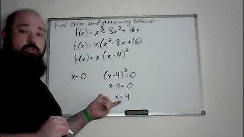 Finding Zeros of Polynomial Functions and Describing Behavior