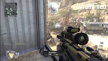 Black Ops 2 EPIC No Scope Across The Map on Turbine! (WrathFired)