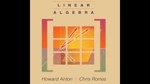 Elementary Linear algebra Exercise # 1.1