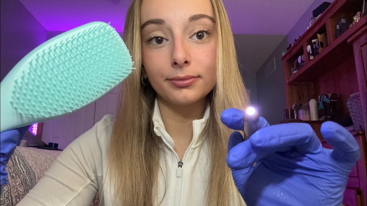ASMR |  Giving You a Quick Scalp Check and Haircut 💇‍♀️
