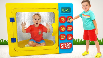 Kids learn to do teamwork with Magic Giant Toys