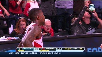 Thomas Robinson Rejects Corey Brewer, Will Barton Alley-oop Slam