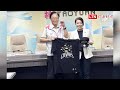 桃竹雙城市政交流 張善政贈領航猿冠軍帽