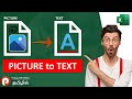 Import or Insert Data from Picture in Excel for Windows