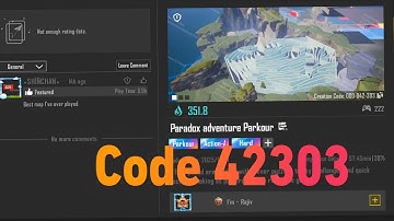 Bgmi Wow Parkour Map Code 42303 | Paradox Adventure Parkour |#bgmi #pubgmobile #pubg #parkour 