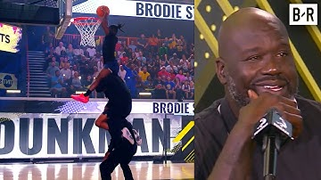Shaq verbluft door een van de meest waanzinnige dunks die je ooit zult zien van de 1,63 meter lange Ty Jackson | DUNKMAN