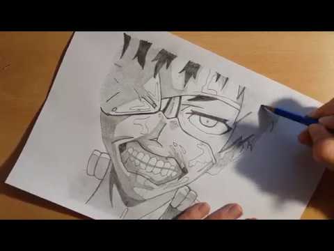 Speed Drawing - Ken Kaneki (Tokyo Ghoul) - YouTube