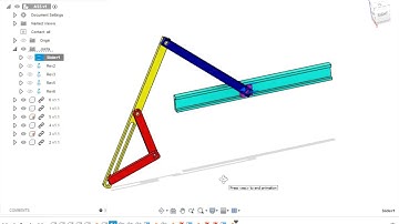 Withworth quick return Mechanism | Fusion 360 Animation |