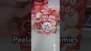 first time trying these peelable gummies #gummies #gummy #candy