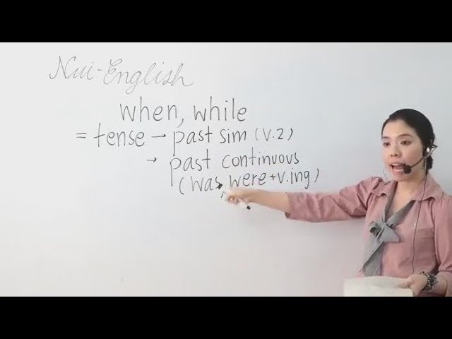 When กับ While ใช้ Verb ยังไง Past Tense, Past Continuous Tense ออกสอบชัวร์  By ดร.พี่นุ้ย - Youtube