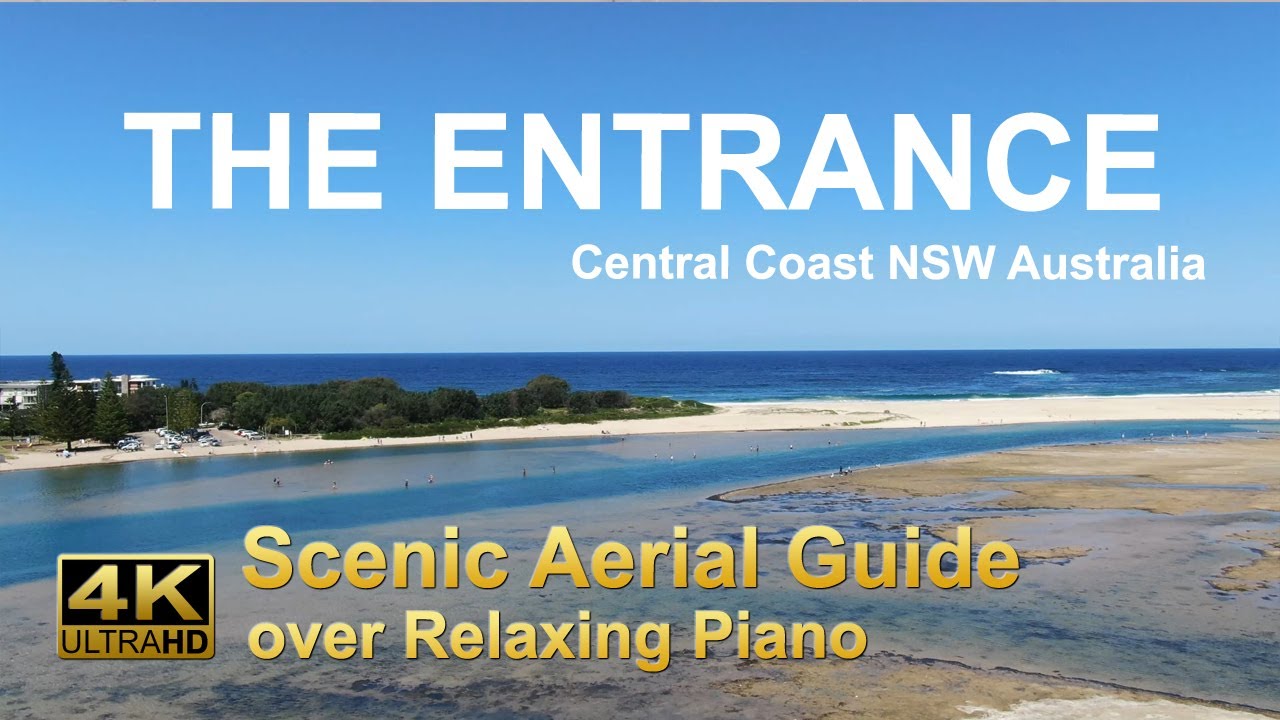 The Entrance Central Coast NSW AU - Scenic Aerial Guide - Relaxing ...