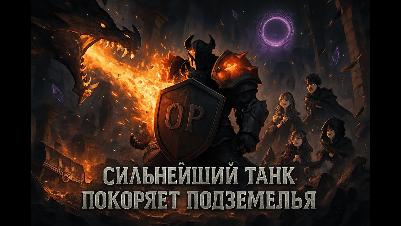 САМЫЙ СИЛЬНЫЙ ТАНК В АНИМЕ! ОН РВЁТ ПОДЗЕМЕЛЬЯ НАБЛЮДАТЕЛЕЙ 🔥 (1-12 серии) 