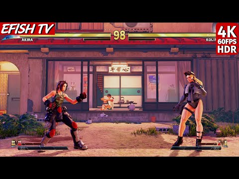 Akira vs Kolin (Hardest AI) - Street Fighter V