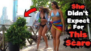 Bushman Prank👻 Hilarious Reactions With Beautiful Girls In Absolute Shock😂 Best Scares of 2024!