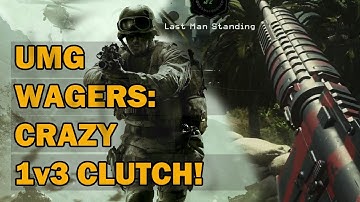 MWR UMG WAGERS: CRAZY 1v3 CLUTCH!