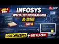 Infosys | Specialist Programmer & DSE | DSA Concepts Explained | Day - 4 | #cvcorp