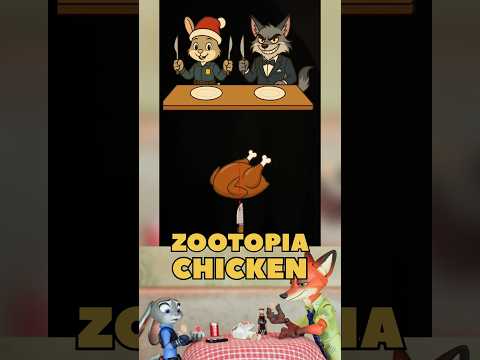 Cut the chicken in half for Judy Hopps and Nick Wilde #zootopia2 #zootopia #shorts #games