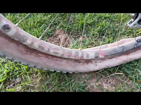 End of the Maxxis Rekon tires - both punctured - mashup and aftermath