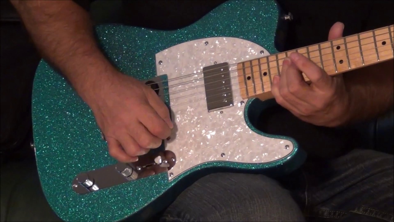 T.l.Customs Giannini Telecaster Metal Flake Turquoise Sparkle Guitar DEMO