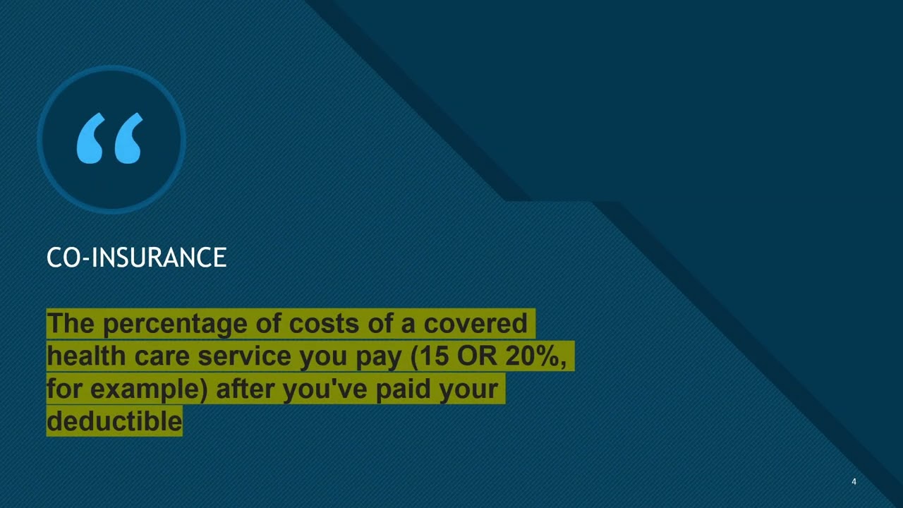 COPAY CO INSURANCE AND DEDUCTIBLE   US HEALTHCARE MEDICAL BILLING TERMINOLOGY - YouTube