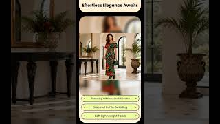 Rich and Rich Embroidered Floral Multicolor Women’s Off Shoulder Ruffle Boat Neck Dress