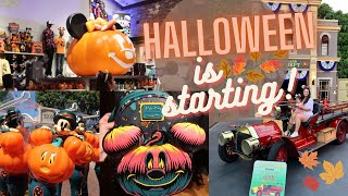 New Halloween Merch at Disneyland 2023 Fun at Disney with My 3 Babies Vlog Halloween is Starting