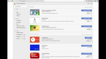 extensions - one click timer