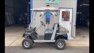 Golf cart: Custom exhaust